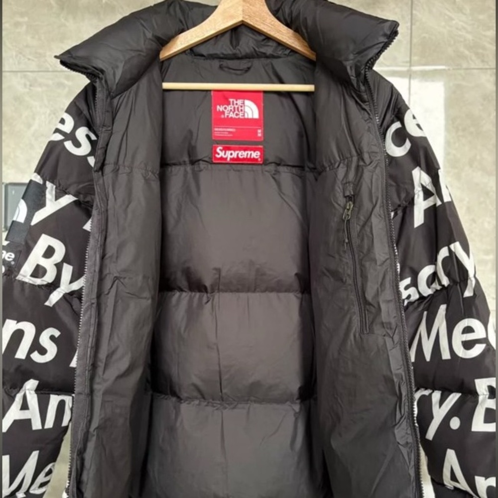 Supreme x The North Face By Any Means Necessary Puffer Jacket - Size M - Picture 4 of 9